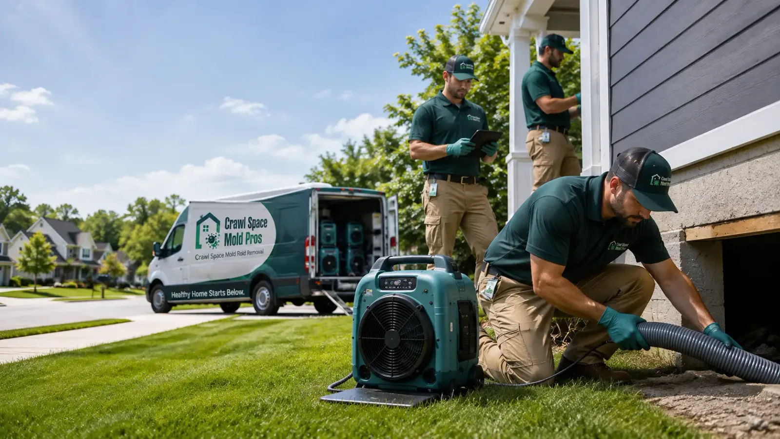 Crawl Space Mold Removal in Ammon, ID